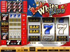 Red White Blue 5 Lines slots